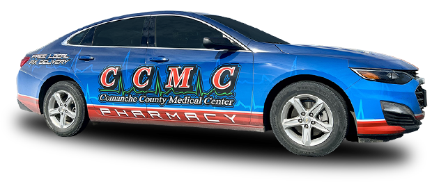 CCMC Pharmacy free prescription delivery vehicle